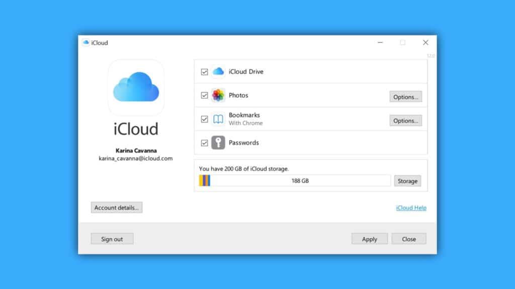 La app iCloud ya cuenta con la opción de gestionar contraseñas en Windows